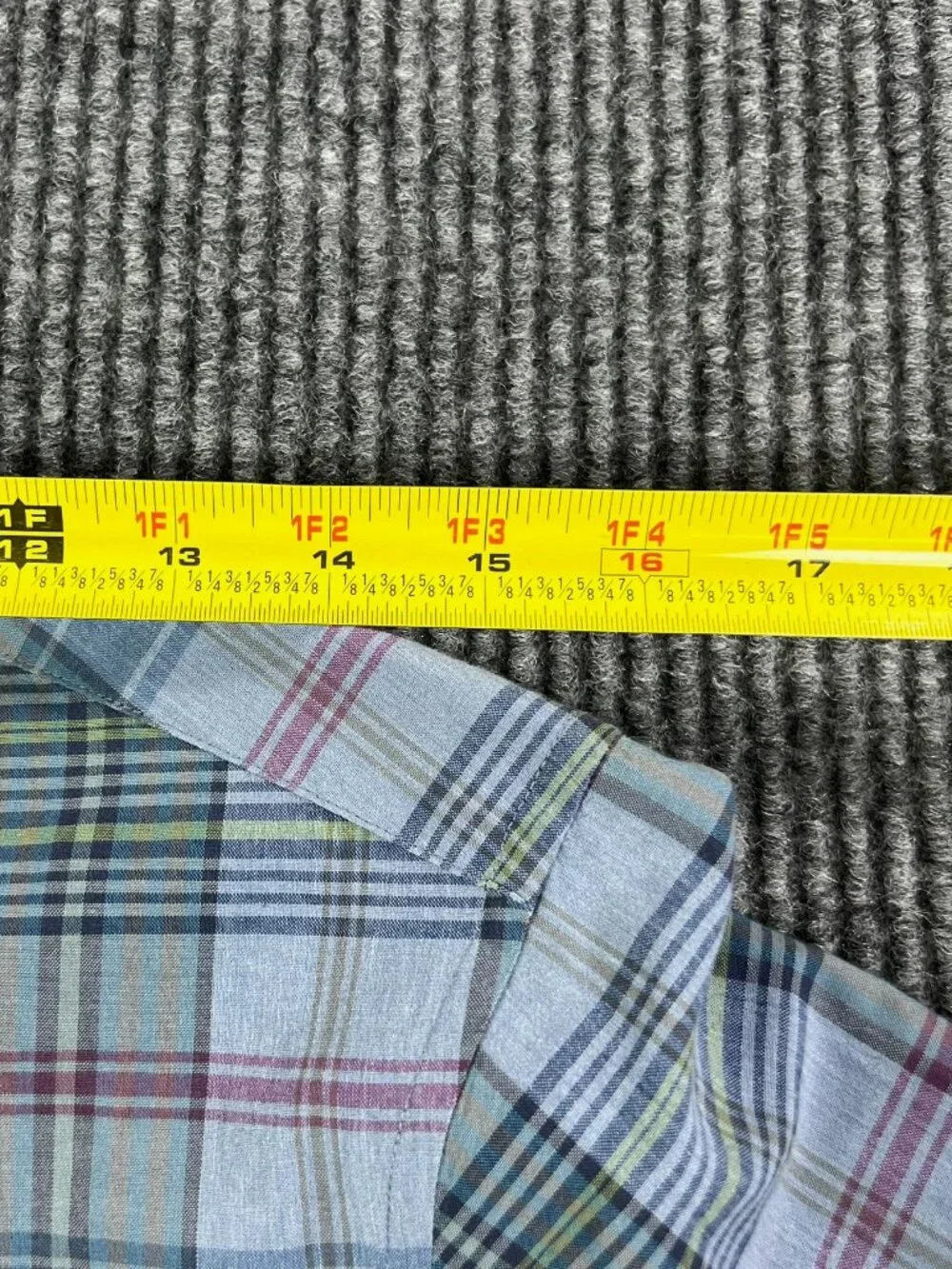 J.Crew Plaid Secret Wash Organic Cotton Slim Untucked Button Down Small Shirt